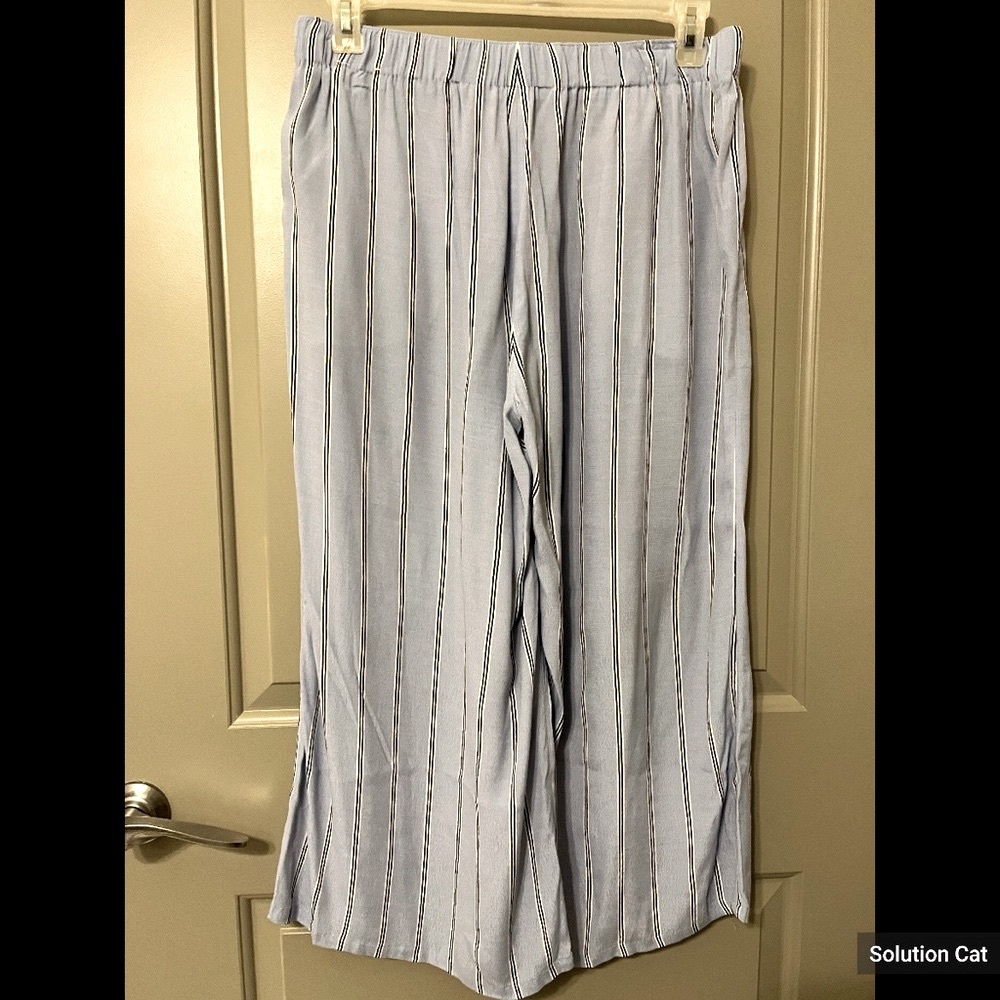 Express Cropped Mid Rise Culottes Pants - Picture 2 of 4